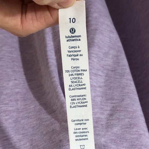 Lululemon- BREEZY TANK HEATHERED - B7 - Picture 6 of 7